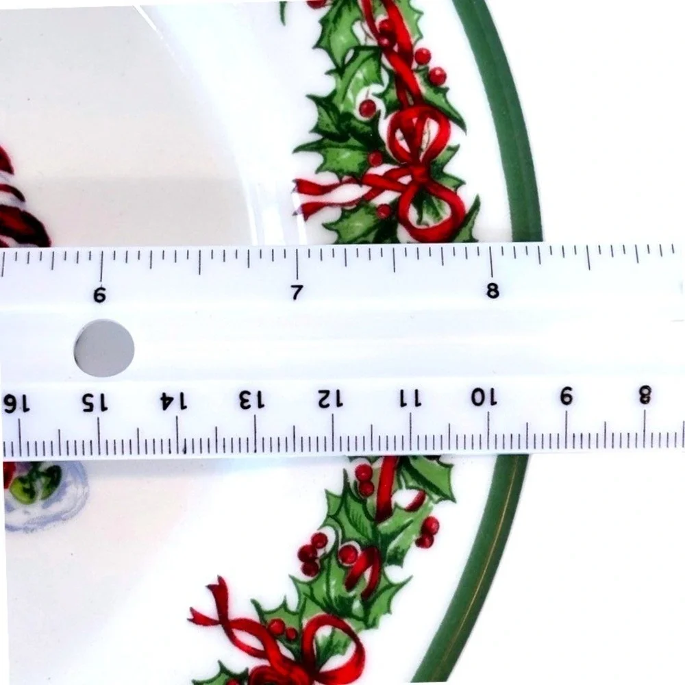 Christopher Radko Holiday Celebrations Gingerbread House Dessert Serve Plate 8in